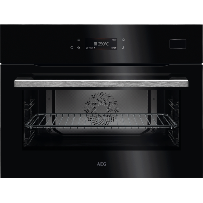 Forno da incasso Compact 45 Steam Forno multifunzione Grill Nero