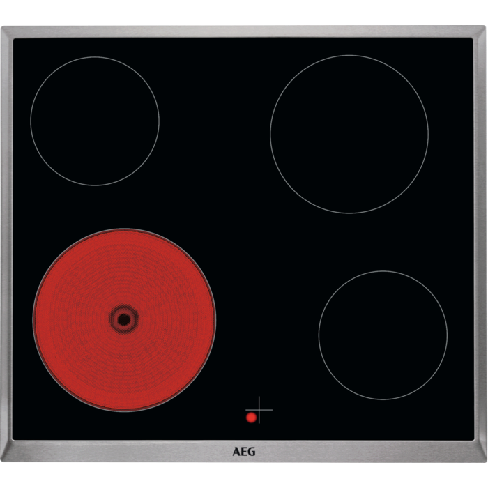 Glaskeramik Kochfeld externe Bedienung 60 cm