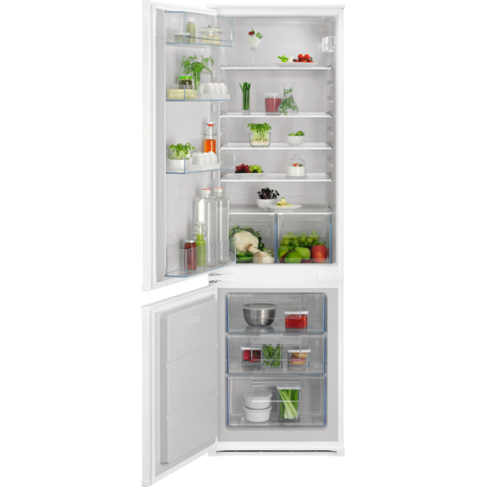 Kühl-/Gefrierkombination Einbau Schlepptür LowFrost 177.2 cm E